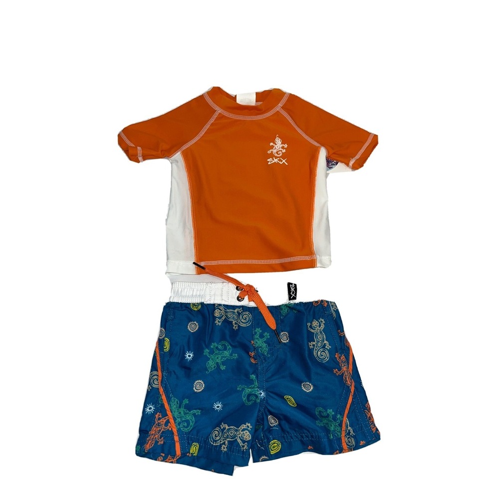 Skechers Surf SKX‎ Boys 12 Month Rash Guard 2 Piece Swimsuit